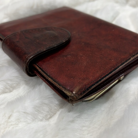 Vintage Rolf’s Cowhide Leather Hand Made Stitched Key Lock Bifold Wallet - Picture 13 of 13